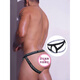 
Thong men stuffed double thong men sexy gay men underwear ring fitness hollow breathable comfortable and fashionable yellow 652 M
