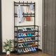 Anya simple shoe rack doorway household integrated clothes rack multi-functional shoe cabinet multi-layer set device rack 5 layers 80