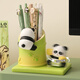 
Qile birthday gift for women's desktop pen holder ornaments for healing; a souvenir for the college entrance examination; a teacher's day work station decoration for the opening season of the school year; a little panda Zhuanzhuan unzipped pen holder