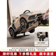 HTI2025 new children's electric car four-wheel car can seat men and women, baby and child remote control toy car four-wheel drive khaki color