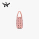 MCM New Year Gift Official Flag TONI Mini Peach Blossom Pink Vegetable Basket Shopping Bag Handbag Commuting Women's Bag Peach Blossom Pink Mini