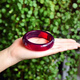 DL 1998 Fat Donglai same style beeswax blood amber bracelet red amber ladies gift chicken fat red ethnic style hand jewelry blood amber bracelet width 17.5MM inner diameter 58MM