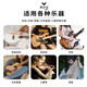 Supug Solid Wood Gitarre Rack vertikaler Halterung Home Foldable Gitarre Placement Rack Geige Ukulele Bodenständer klassische Gitarre eine Rack Walnuss Farbe Farbe