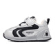 Babudou children's shoes, boys' lightweight and comfortable functional shoes, children's versatile toddler shoes, baby shoes 101353147 silver/black 25