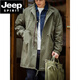 JEEP SPIRIT Jeep American M51 parka fishtail field windbreaker military green coat cloak jacket men's mid-length military green M