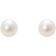 Saturday Fortune S925 silver pearl earrings birthday gift for women 4-4.5mm
