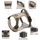 Dog Leash Harness for Medium and Large Dogs Golden Retriever Labrador Vest Type Explosion-proof Dog Leash Harness Khaki