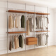 Yusenyi, der mittelalterliche Metallgarderobe, Metro Art Hanging Rack, offenes Schlafzimmer begehbar