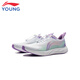 Li Ning children's shoes children's running shoes for girls Feiyun 2 V3 lightweight anti-collision training sports shoes 36YKFV096-4