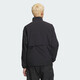 阿迪达斯男子插肩袖运动休闲宽松夹克 KC3892 黑色【门店正品，假一罚十】 XL