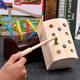 Xiaobei toys children's toys fishing magnetic catching bug game one caterpillar 2 Montessori early education baby 1-3 and a half years old wood color 1 stick 10 bugs