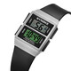 Shinuoke Student Electronic Watch Thin Design Retro Classic Small Black Watch