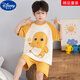 Disney little milk dragon children's pajamas summer boy pure cotton short sleeve shorts boy teenager cartoon home clothing set T693# Come on reading person [pure cotton set] 165 S size (suggested height 143-153)