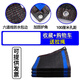 Sunshade net encrypted thickened sunscreen net black shade net outdoor courtyard car shed roof insulation net 3888 needle black blue reinforcement (3 meters * 9 meters)