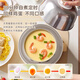 Oaks egg cooker, automatic power off, 2025 new egg cooker, can be scheduled and timed, small mini pot steaming all-in-one machine, breakfast machine, multi-functional anti-dry burning steamer, double layer, can be steamed and cooked, timed, widened and heightened stainless steel