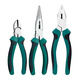 No. 1 Factory Pliers Three-piece Set Tiger Wire Pliers Needle Nose Pliers Diagonal Mouth Diagonal Nose Pliers Effortless Clamping Electrical Tools