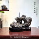 Linku Anhui Lingbi Stone Lingbi Stone Dornaments Boutique Backing Mountain Natural Raw Stone Taihu Stone Strange Stone Livel Room Китайская каменная одежда желтая 695 Fudong Lingxiao укрывает ветер и дождь