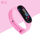 Neues M7 -Armband Männer und Frauen Modetorte Schwimmen wasserdichte Studenten Uhren und Frauen Touch LED Electronic Watch Grau