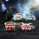 Affe Happy Twelve Sternbilder süße Getreide Blindkasten Blind Bag Spielzeug Puppen Jungen und Mädchen Desktop -Auto Ornamente geben Freunden Geburtstagsgeschenke Zwölf Sternhalt Fantasie niedliche Körner komplett 12 Kastenstile nicht wiederholbar