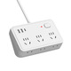 
Xiaomi Youpin is suitable for multi-purpose socket panel multi-porous plug-in wiring board USB charging converter extension wiring board 838-No U-0.8 Black