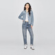 
Lee25 autumn and winter new product standard version lapel light blue denim jacket trend LWT010853203 light blue S