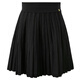 Sancai 2025 winter new pleated skirt knitted skirt high waist elastic skirt A-line skirt short skirt solid color M