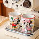 Ceramic Tea Cup Disney Cartoon Ice Cream Cup Cake Cup Microwaveable 2025 New Exquisite Girls Cold Drink Cup Small Daisy