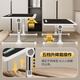 Yiman bed table lifting study table computer table folding table adjustable desktop table legs large desktop dormitory dormitory student lift flip + card slot 60*40cm | Yahei
