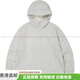 KOLON SPORT连帽宽松徽标拉链长袖夹克外套女款休闲百搭舒适简约 淡薄荷色 XS
