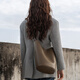 RABEANCO/Ver Demi Eimer -Tasche für Frauen große Kapazität Umhängetasche Muttertasche Nische Crossbody Pendlertasche Olivengrün