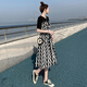 Lism Light Luxury International Brand Robes haut de gamme Habillons haut de gamme 2025 Été Nouveau style faux Tempérament à deux pièces Sinjming Women's Bow M (90-110jin [Jin est égal à 0,5 kg]))