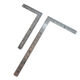 
Yunmao Japanese Affinity Penguin Small Stainless Steel Crank Ruler Polishing 1210112103 Small Crank Ruler Polishing 12101 Length 10cm* Short 5cm