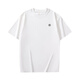 
MUJI COM Muji's same short-sleeved T-shirt for men 2025 new summer pure cotton trendy men's loose men's top white pure cotton short-sleeved-1365 L [Suggested 125-150Jin [Jin equals 0.5 kg]]