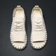 Steffie Love Sandalias de cuero romano Tendencia de los hombres 2025 Summer Internet Estilo de celebridades Fashion Soft casual Driving Teenager Men's Beach Zapatos 9926 Negro 38