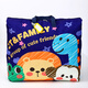 CLCEY Children's Kindergarten Quilt Storage Bag Preparing for Kindergarten Supplies Bag Clothes Luggage Bag Bedding Tote Bag Navy Graffiti Upgraded Thickened Wear-Resistant Oxford Cloth Medium Size 56*45*16cm (Thin Style Three for Children Summer)