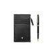 Montblanc (MONTBLANC) Business Classic Meisterstück 163 Signature Pen Business Card Holder Gift Box Set Gift Black