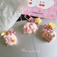 [Cerdo estrella] Lindo llavero de caricatura Party Girl Heart Book Regalo creativo Regalo Freed 1 pieza