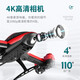 Remote-controlled aircraft armed helicopter model aircraft drone children's simulation combat aircraft toy model Folding helicopter high-end version-blue Standard single electric + remote control battery
