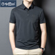 Goldlion 2025 Ice Seide Kurzärärmelte Herren-T-Shirt mit mittlerem Alter Daddy Anzug Sommer Dünner lässiger, atmungsaktivem Polo-Hemd Aprikosen Farbe 15286 3xl 56 Empfohlenes Gewicht 175-190jin [Jin gleich 0,5 kg]