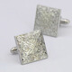 Nosskiss Klassische und exquisite gemusterte Metallmanschettenknöpfe für französische Hemdhemdhemdhemdhunger -Nägel Cufflinks klassisch gemusterte Manschettenknöpfe