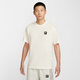 
Nike men's loose T-shirt for autumn new cotton knitted soft and comfortable official NIKE AIR HQ9249 133 sail white XL