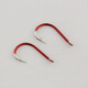 Ghost tooth red Izu fish hook in bulk crooked mouth barbed crucian carp hook carp hook fishing gear supplies fishing accessories No. 4 Izu 50 pieces
