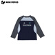 
Little Pig Banner Children's Mountain Sports Long Sleeve T-shirt Spring and Autumn Parent-child T-shirt New Style Boys and Girls Contrast Color Spliced ​​Round Neck Liuyun White 170 *Suggested Height 160-165cm