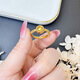 Time to Run Ring for Women, Adjustable Niche Light Luxury Lucky Beads Cat's Eye Simulated Sand Gold Birthday Gift Time to Run Ring (Adjustable)