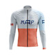 MAAP autumn cycling clothing men's long-sleeved tops cycling sportswear road bike outdoor breathable quick-drying shirt MAAP orange gray S