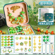 
Kakaman children's toys little girl birthday gift 7-14 years old 6-8-10-12 beaded DIY handmade ten-year-old jewelry gift box Deluxe style Gift box + gift bag Girls children elementary school junior high school students 5-8 years old ten years old