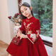 Disney (Disney) 25 new red dress princess winter velvet children's long-sleeved skirt girls autumn and winter dress spring and autumn new year velvet skirt 1755* red 160