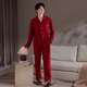 Xihong pajamas wedding newlyweds couple set large size pure cotton red zodiac year new bride men and women spring and autumn 2207,2208 gift box packaging L women's 100-120 Jin Jin equals 0.5 kg
