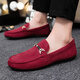 Mountaineering Road Layman Frühlings- und Herbst Atmungsfreie Bohnenschuhe für Männer koreanische Version der Internet Celebrity Society jung