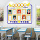 Yonghuan-Klasse Kultur der Kultur der Wand Aufkleber dreidimensionaler Glorie Ehrenliste studentischer Stil Bildungsfoto Klassenzimmer Dekoration 3878a klein